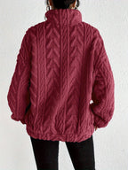 Zoe | Quarter-Zip Sweater