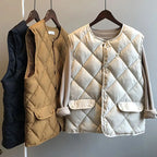 Vienna Quilted Bomber Vest