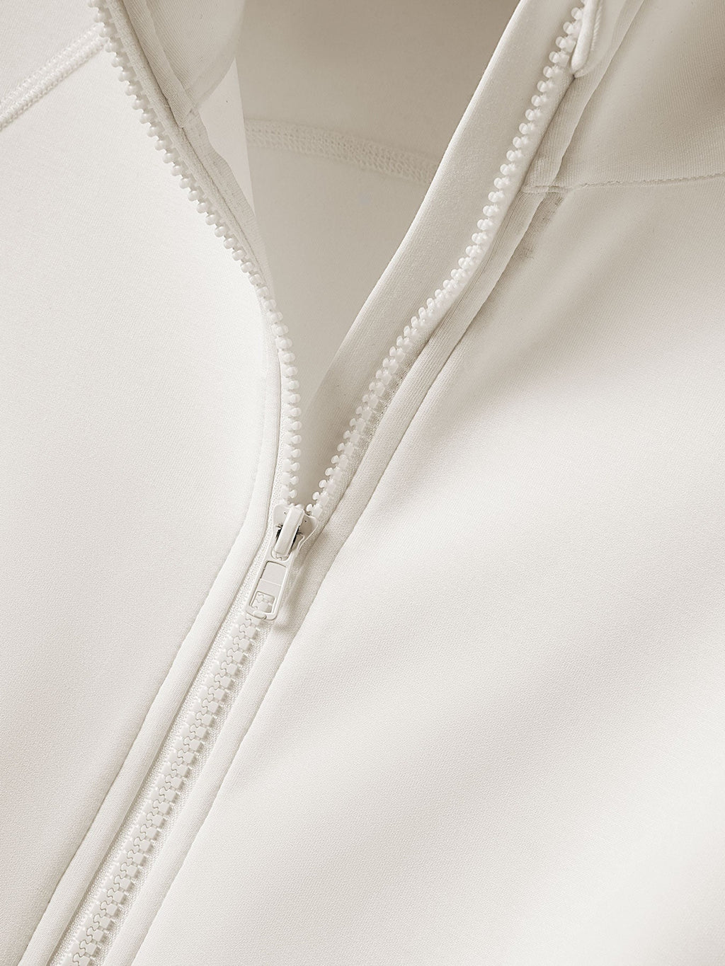 Modal Blend Double Zip Long Sleeve Tee
