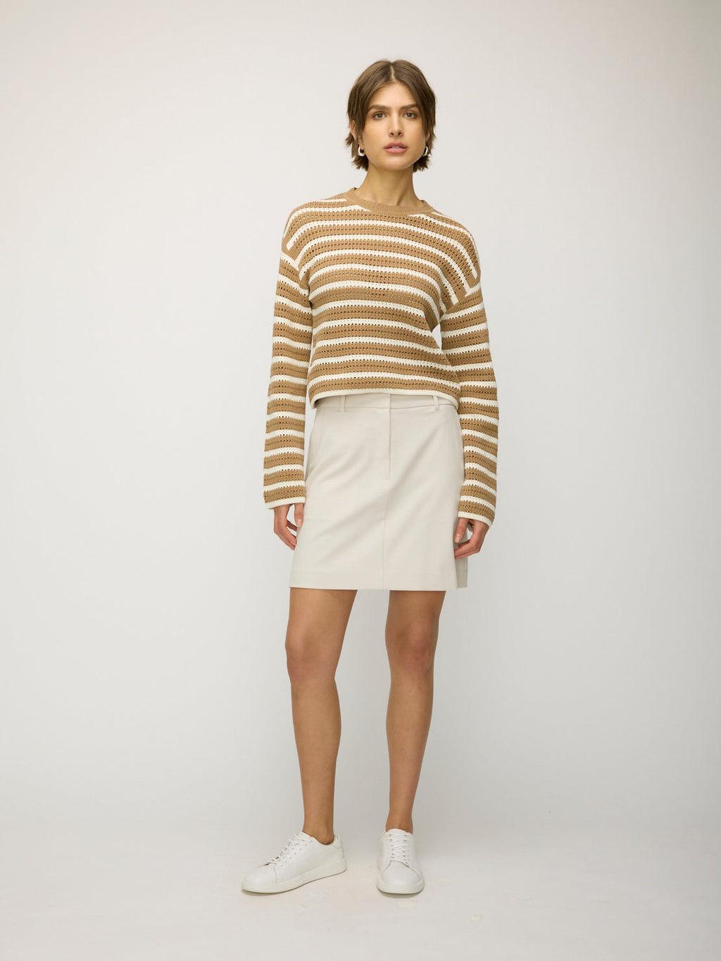 Crawford Relaxed Crochet Crew