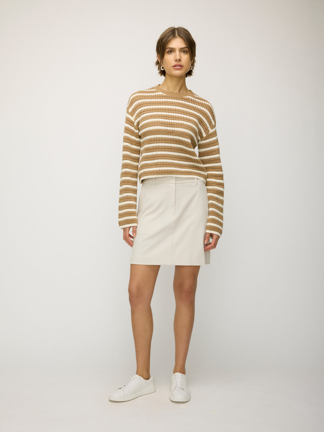 Crawford Relaxed Crochet Crew