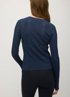 Farrah Slim Fit Long Sleeve Crewneck Sweater