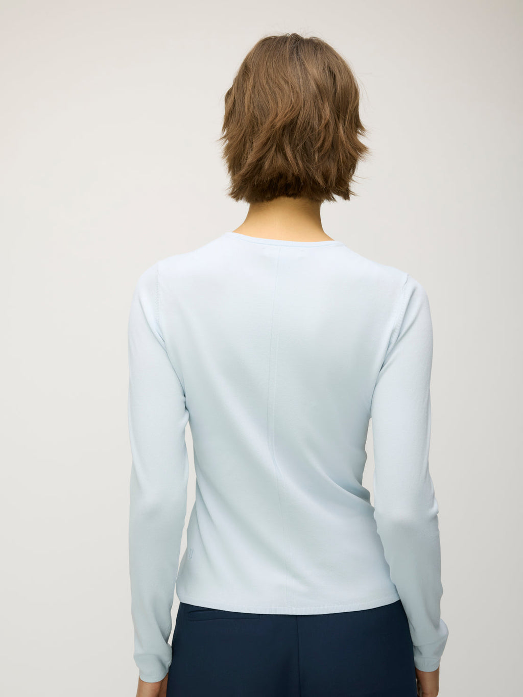 Farrah Slim Fit Long Sleeve Crewneck Sweater