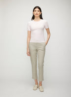 Farrah Slim Fit Short Sleeve Crewneck Sweater