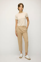 Farrah Slim Fit Short Sleeve Crewneck Sweater