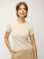 Farrah Slim Fit Short Sleeve Crewneck Sweater
