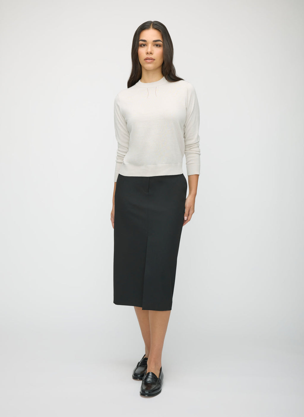 Cotton Cashmere Crewneck