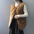 Vienna Quilted Bomber Vest